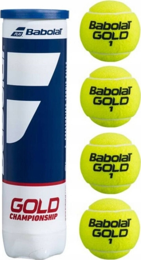 Gold Championship tennisballer 4 stk 502082