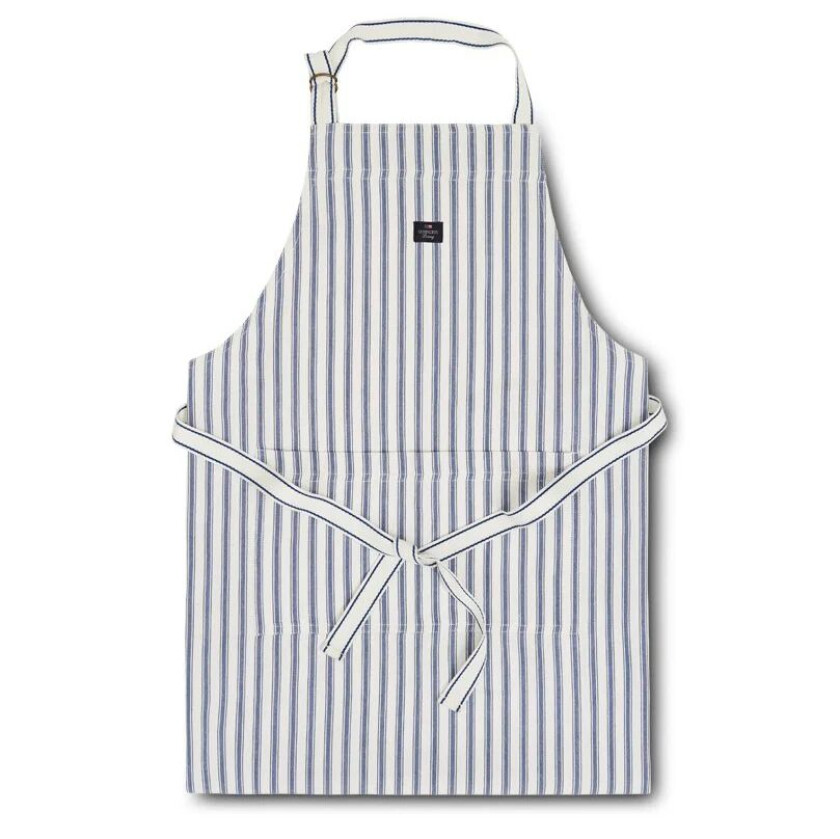 Icons Herringbone Striped forkle Blue-white