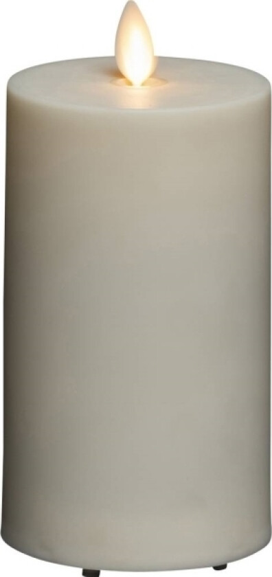 Bilde av 1635-115 LED-Kerze Cremehvid Varmhvid (Ø x H) 76 mm x 180 mm