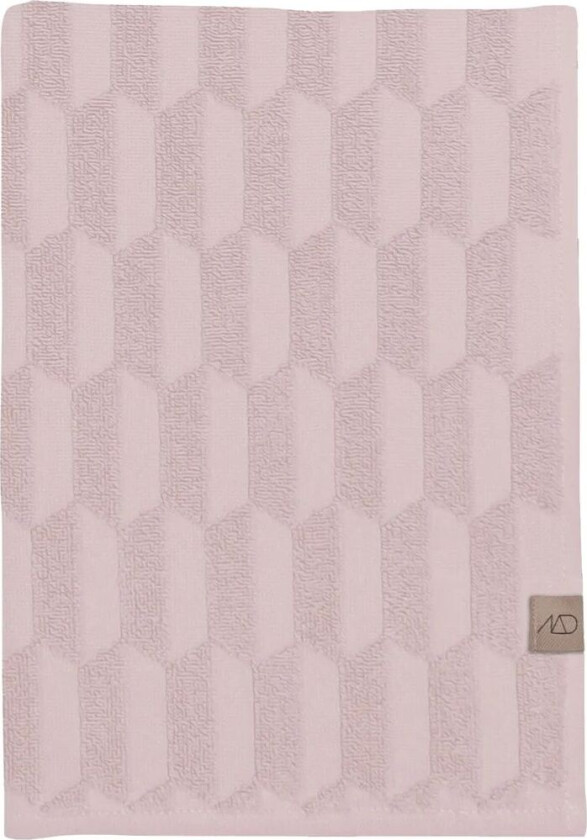 Geo håndkle 50 x 95 cm Powder rose