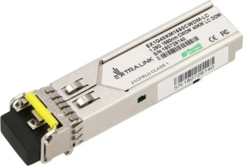 Extralink - SFP (mini-GBIC) transceivermodul - CWDM - LC-enkeltmodus - opp til 40 km - 1550 nm