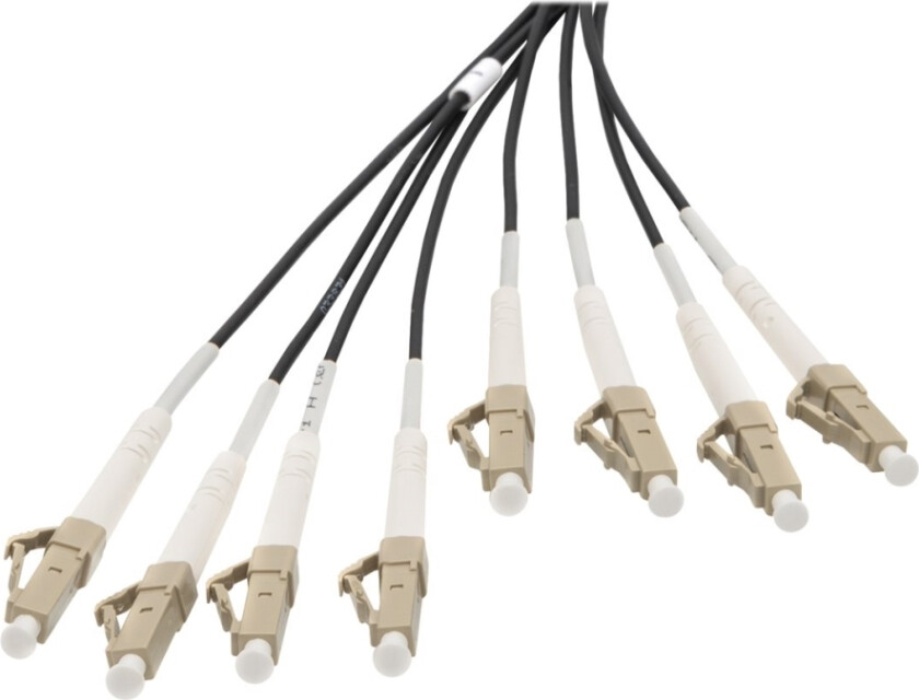 Bilde av Digitus - Nettverkskabel - LC/UPC-multimodus (P) til LC/UPC-multimodus (P) - 75 m - fiberoptisk - 50 / 125 mikroner - OM4 - halogenfri, innendørs/utendørs - svart