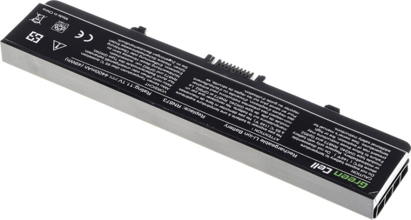 Green Cell - Batteri til bærbar PC (tilsvarer: Dell GW240) - litiumion - 6-cellers - 4400 mAh - svart - for Dell Inspiron 1525, 1526, 1545, 1546