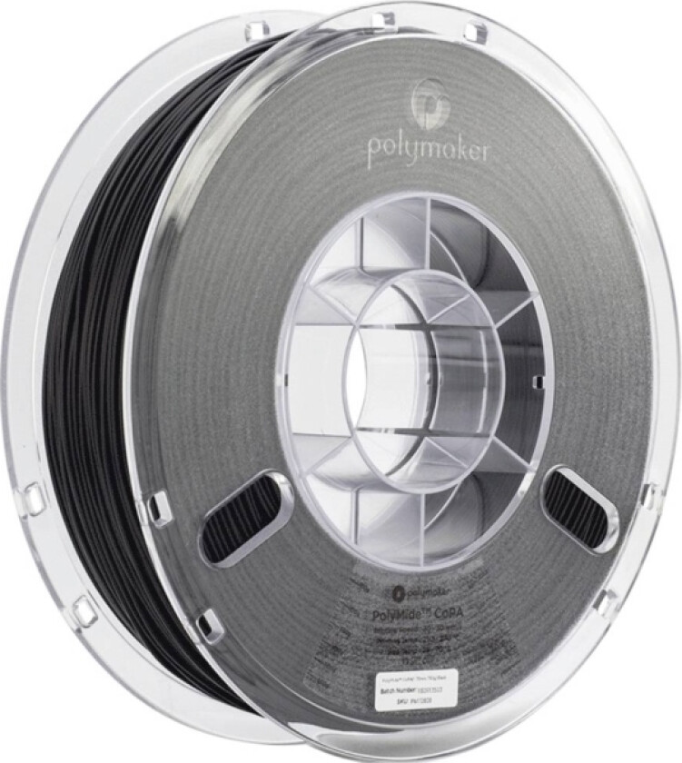 PG05002 PolyMide™ CoPA 6/6-6 Filament PA Varmebestandig, høj grad af trækstyrke 2.85 mm 750 g Sort 1 stk