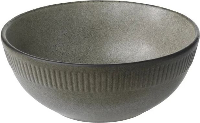 Aida Relief skål Ø14 cm grå