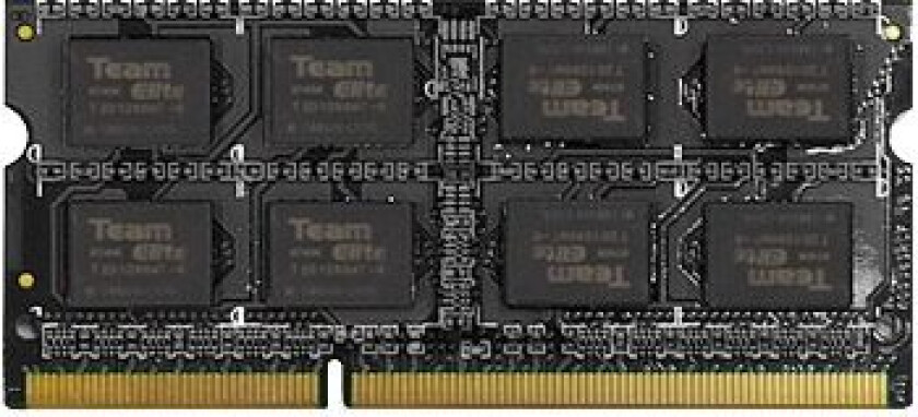 Team Elite - Ddr3 - Modul - 4 Gb - So Dimm 204-Pin - 1600 Mhz / Pc3-12800 - Cl11 - 1.5 V - Ikke-Bufret - Ikke-Ecc