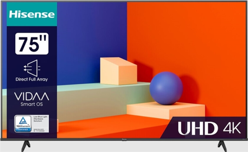 HiSense 75A6K, LED-TV
