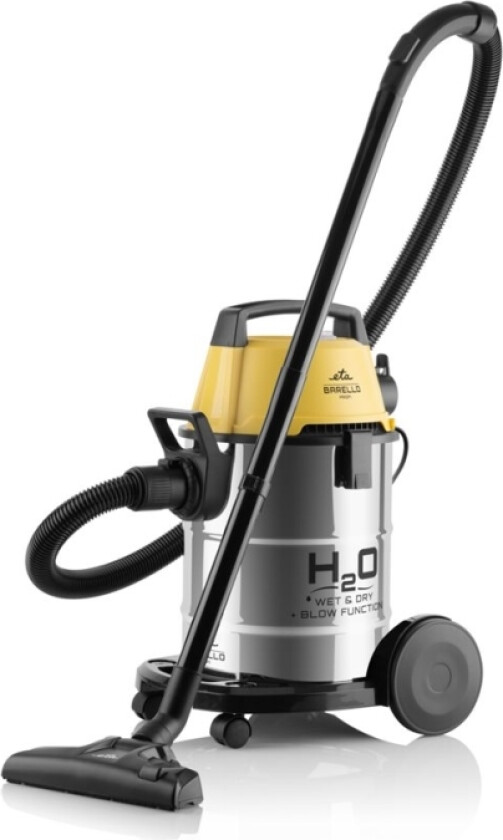 ETA Barello Profi 6222 90000 - Støvsuger - kanister - pose / uten pose - rustfritt stål / gul