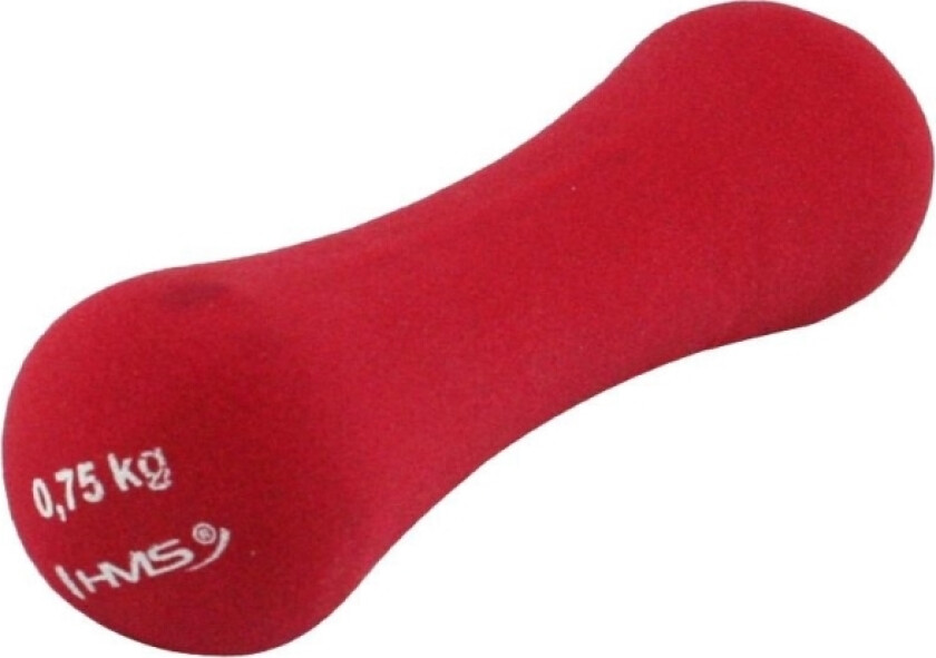 Dumbbell HMS Cast iron weight coated with neoprene 0.75 kg (17025)