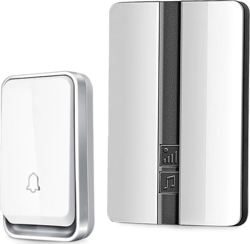 Verk Trådløs vanntett ringeklokke, batteriløs, 150, universal