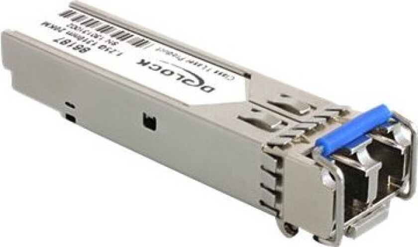 - SFP (mini-GBIC) transceivermodul - GigE - 1000Base-LX - LC-enkeltmodus - opp til 20 km - 1310 nm - for P/N: 86180, 86203, 86220, 89376, 89481