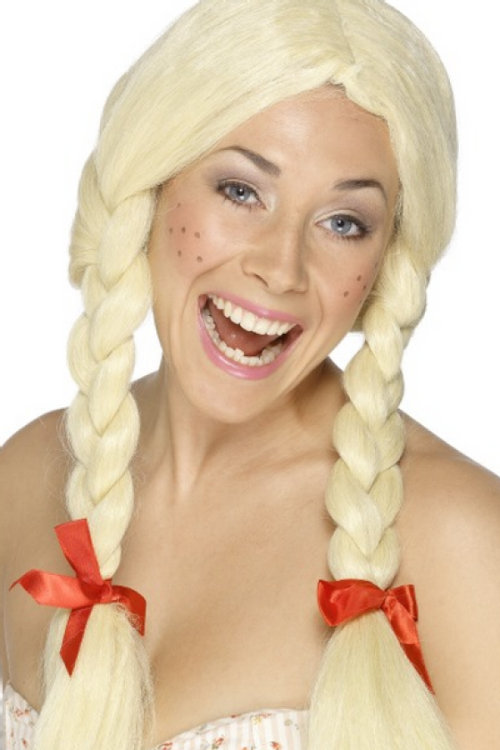 Skolepike parykk - blond