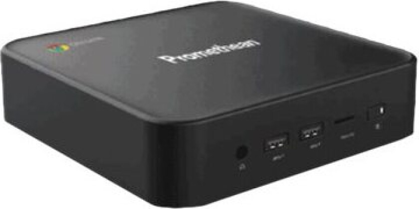 - Mini-PC - 1 x Celeron 3867U / 1.8 GHz - RAM 4 GB - SSD 128 GB - HD Graphics 610 - GigE - WLAN: 802.11a/b/g/n/ac, Bluetooth 4.2 - Chrome OS - monitor: ingen