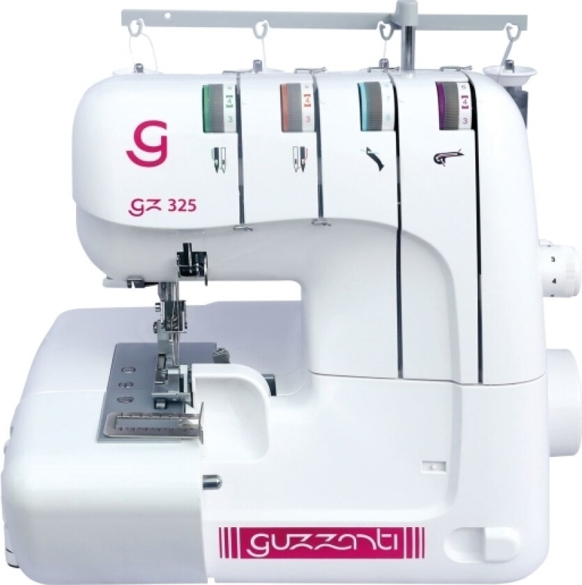 GZ 325, Hvit, Overlock-basert symaskin, Overlock / Overkast, Sying, Elektrisk, 100 W, 320 mm