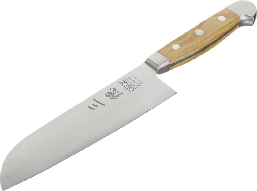 Alpha Santoku 18 cm Oliventre