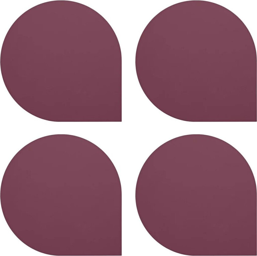 Bilde av Stilla glassunderlag 4-pakning Bordeaux