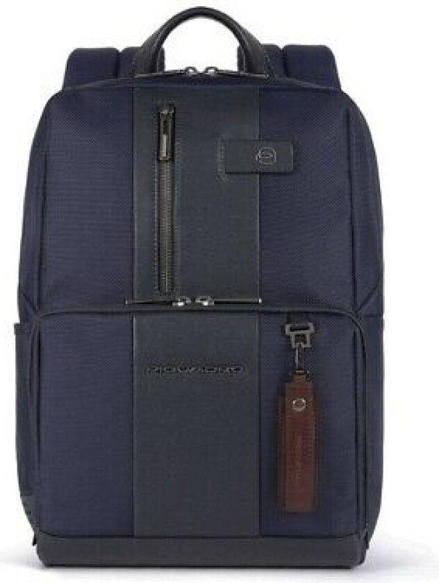 , Brief 2, Nylon And Leather, Briefcase, Laptop And iPad Compartment, CA3214BR2, Blue, 39 x 29 x 15 cm, For Men