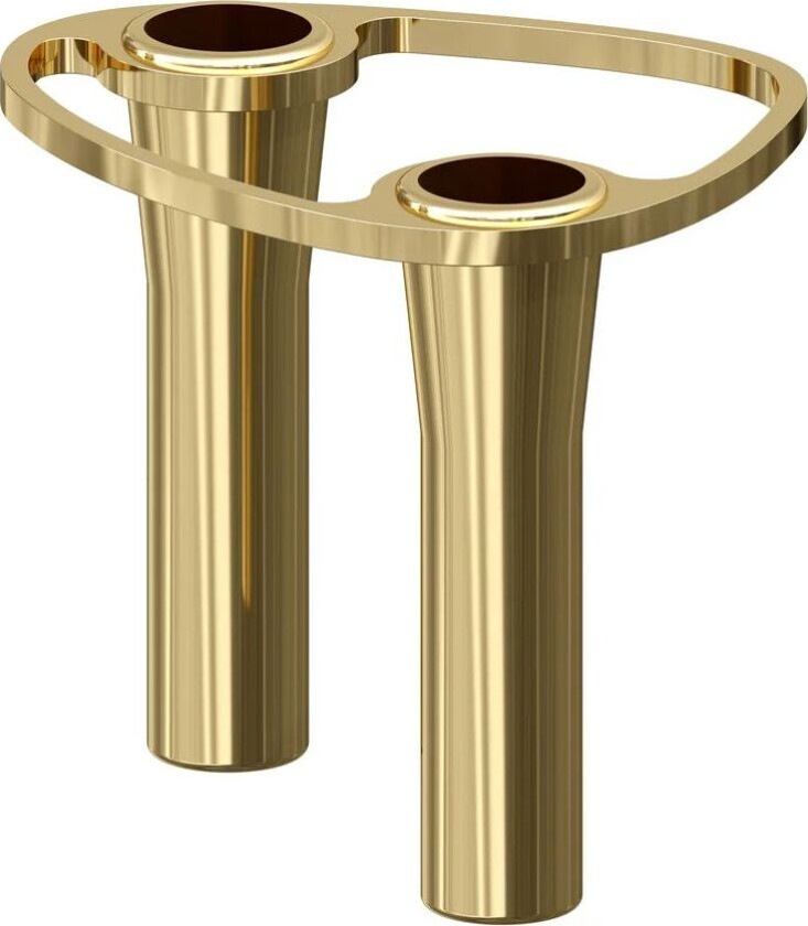 Lind DNA Lind Curve kombinerbar lysestake 24K gullbelagt Double