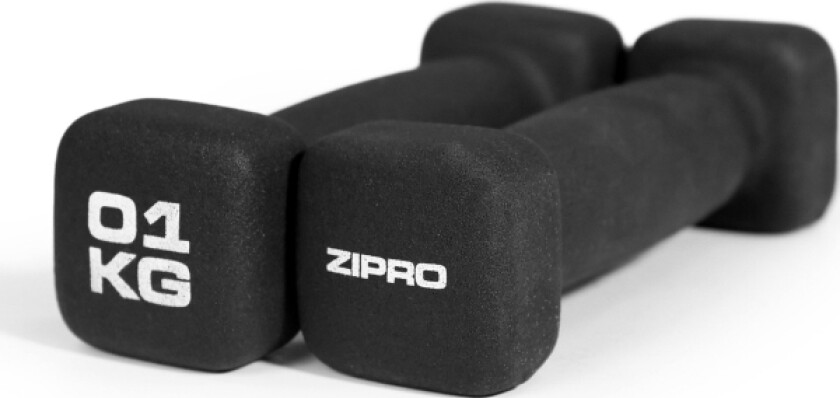 dumbbell ZIPRO Neoprene dumbbells 1 kg set of 2