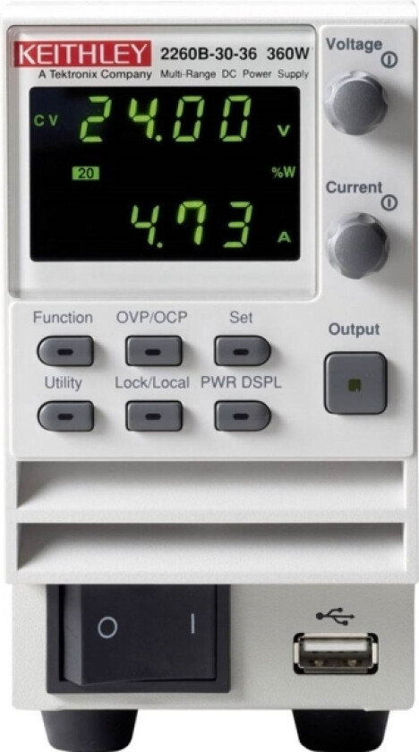 2260B-30-36 Laboratoriestrømforsyning, indstillelig 0 - 30 V 0 - 36 A 360 W Antal udgange 1 x