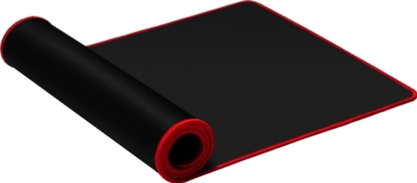 WARRIOR, Sort, Bilde, Stoff, Gummi, Antiskliunderlag, Musematte til gaming