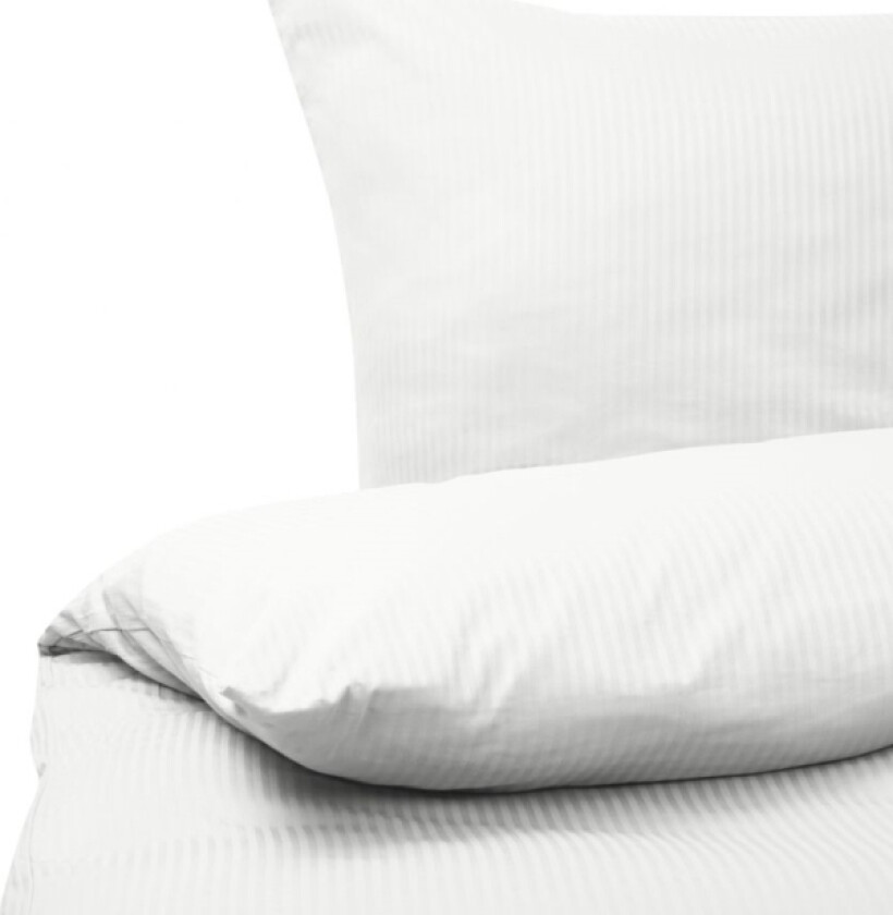 Cotton sateng sengesett 240 x 220 cm hvit AVONDALE