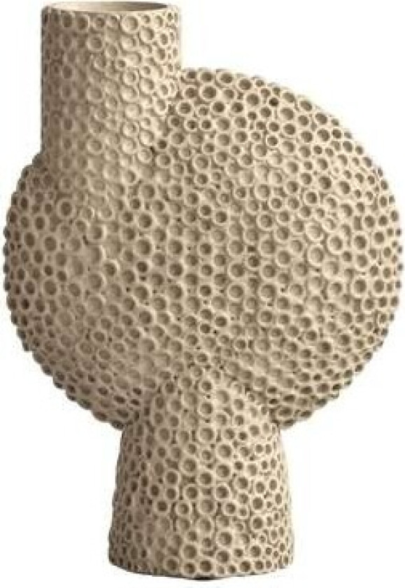 Sphere vase Bubl Shisen medio 25,5 cm Sand