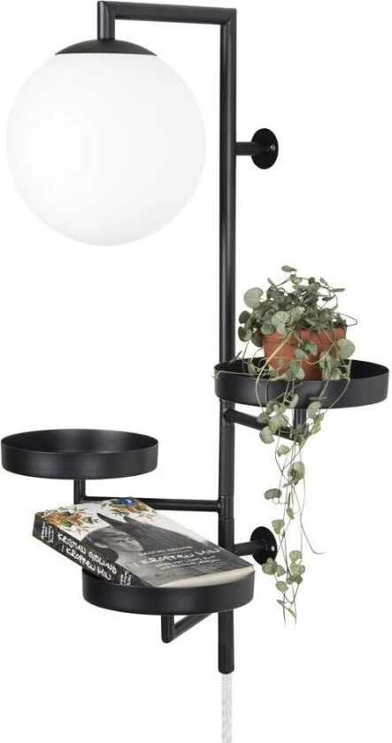 Astoria vegglampe sort