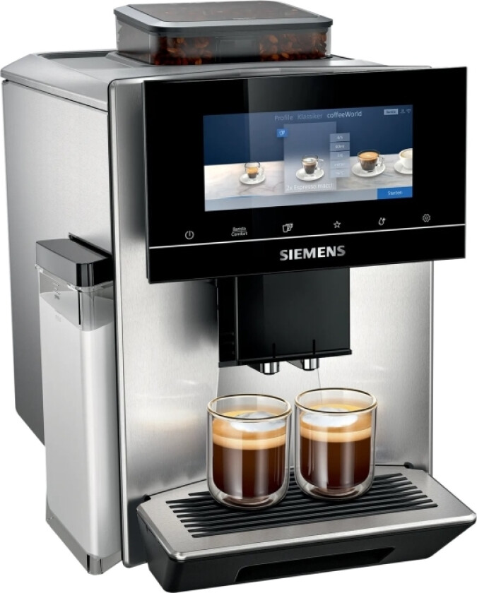 EQ900 TQ903D03 - Automatisk kaffemaskin med cappuccinatore - 19 bar - rustfritt stål