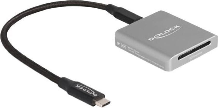 - Kortleser (SD, SDHC, SDXC, SDHC UHS-I, SDXC UHS-I, SDHC UHS-II, SDHC UHS-II, SD Express) - USB-C 3.2 Gen 2