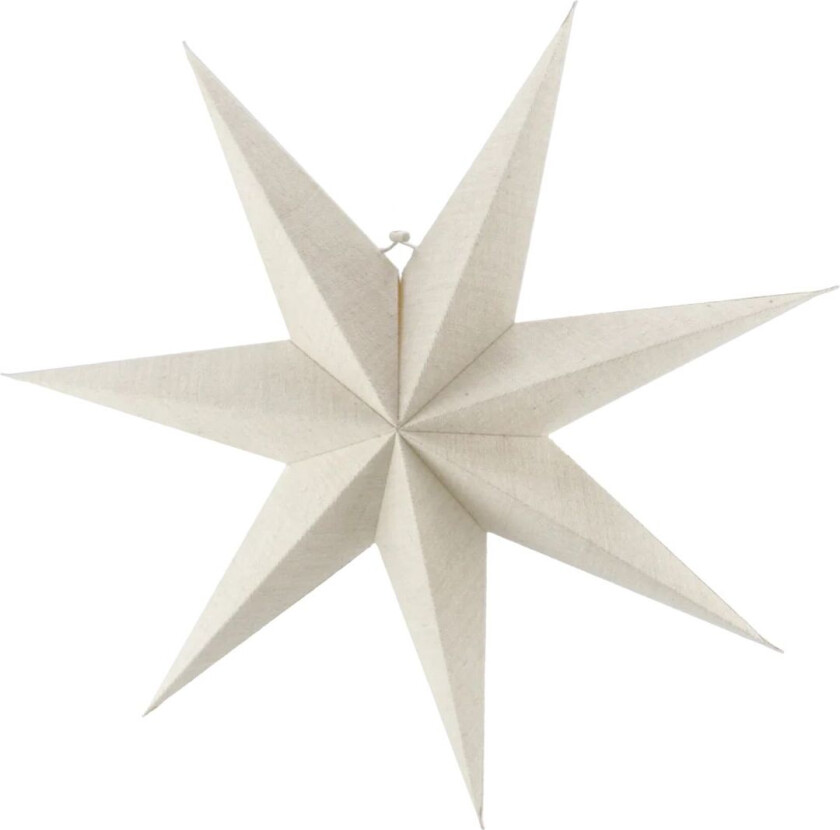 Bare adventsstjerne hvit 80 cm