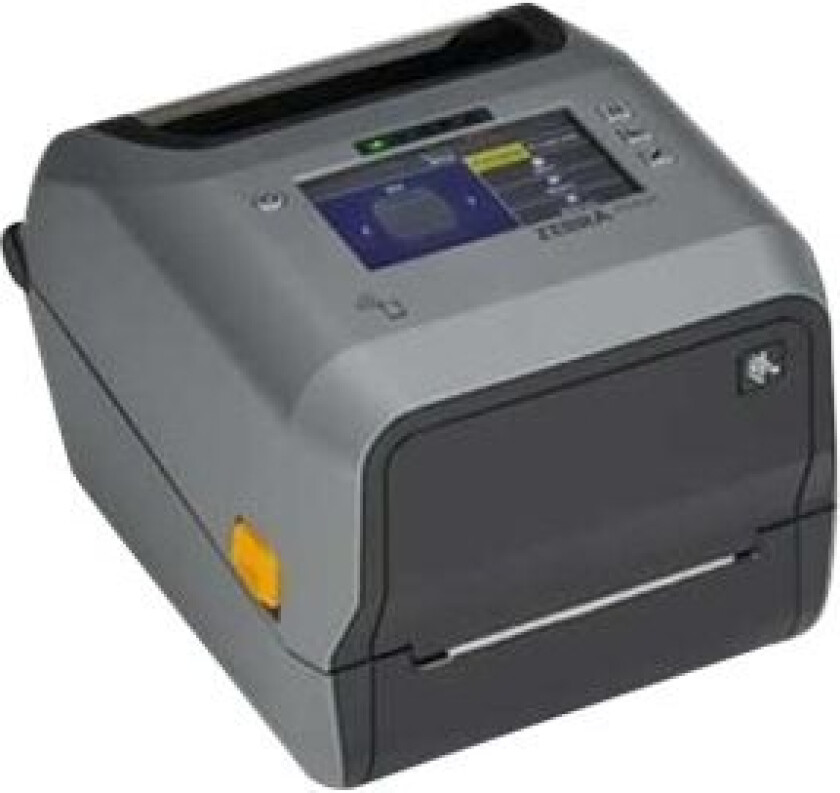 Zebra Zd621t - Etikettskriver - Termotransfer - Rull (11,8 Cm) - 300 Dpi - Inntil 152 Mm/Sek - Usb 2.0, Lan, Seriell, Usb-Vert - Grå