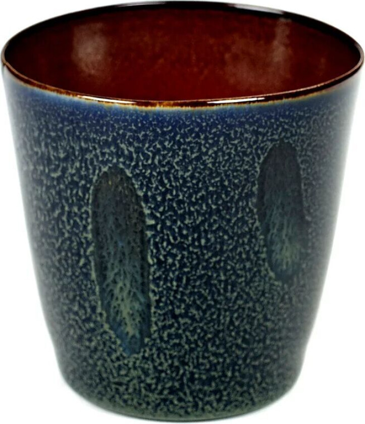 Terres de Rêves kopp S Dark blue-rust