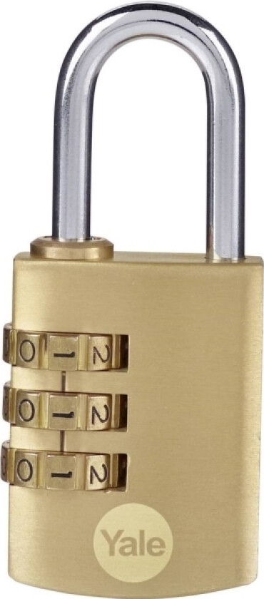YALE Y150B/22/120/2 Hengelås 22 mm Sett med 2 kombinasjonslås (Y150B/22/120/2)