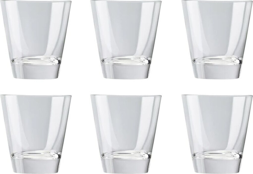 DiVino whiskeyglass 25 cl 6-stk. Klar