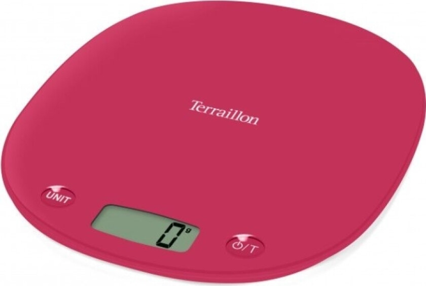 Macaron One, Elektronisk kjøkkenvekt, 3 kg, 1 g, Kirsebær, Benkeplate, LCD