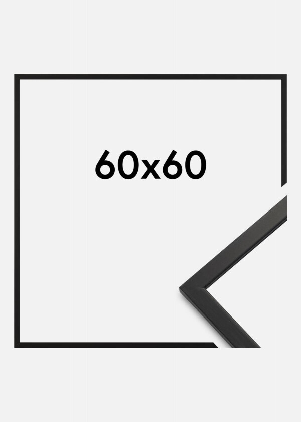 Ramme Edsbyn Akrylglass Svart 60x60 Cm