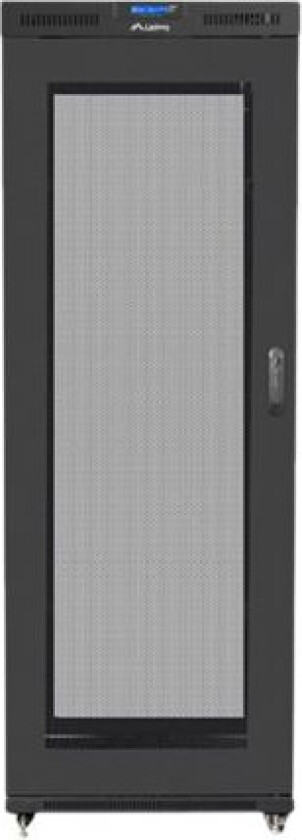 - Rack skap - flat pack - svart, RAL 9004 - 42U - 19