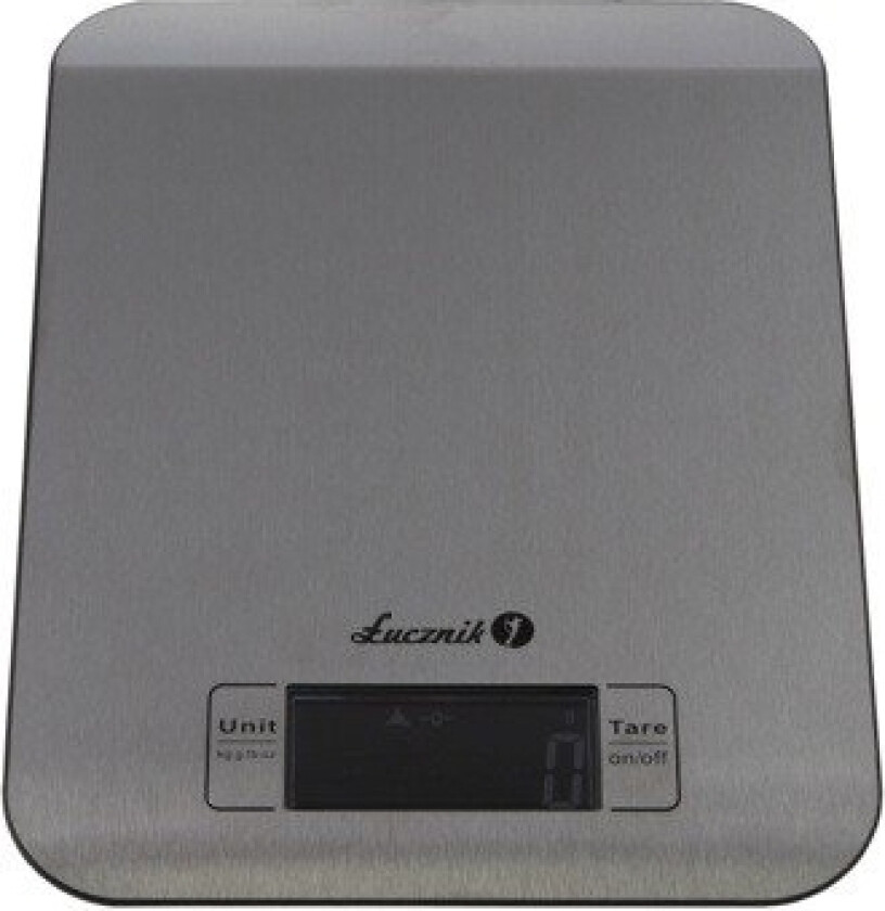 KS-509 A, Elektronisk kjøkkenvekt, 5 kg, 1 g, Rustfritt stål, Rustfritt stål, Benkeplate