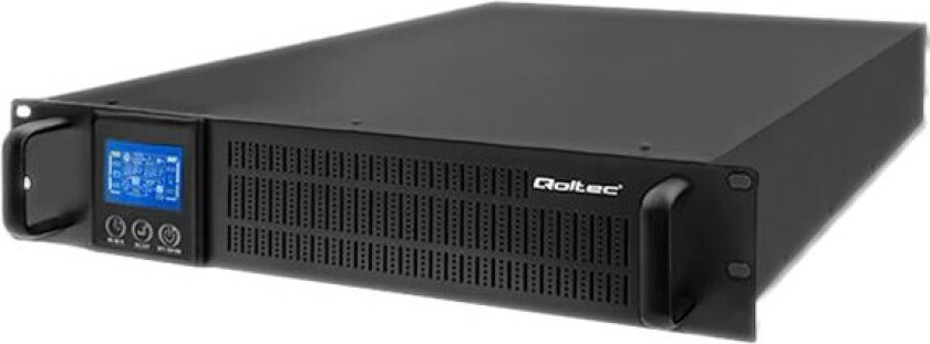 - UPS (kan monteres i rack) - AC 115-300 V - 1600 watt - 2000 VA - 7 Ah - RS-232 - utgangskontakter: 2 - svart