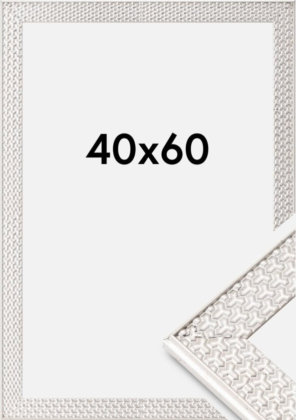Ramme Grace Akrylglass Sølv 40x60 Cm