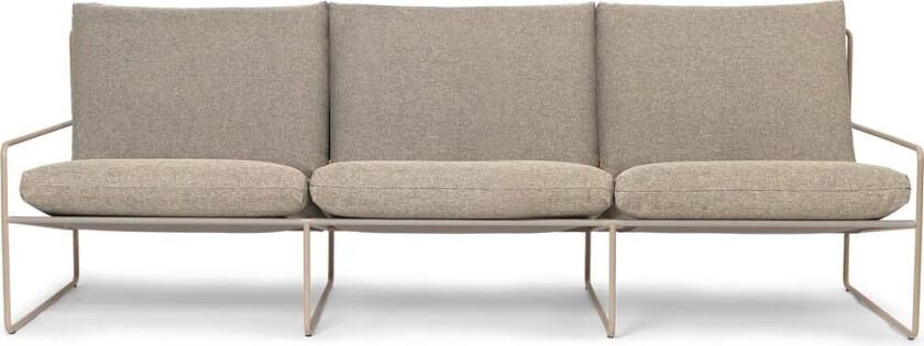 Desert 3-seters sofa Cashmere-Dark sand