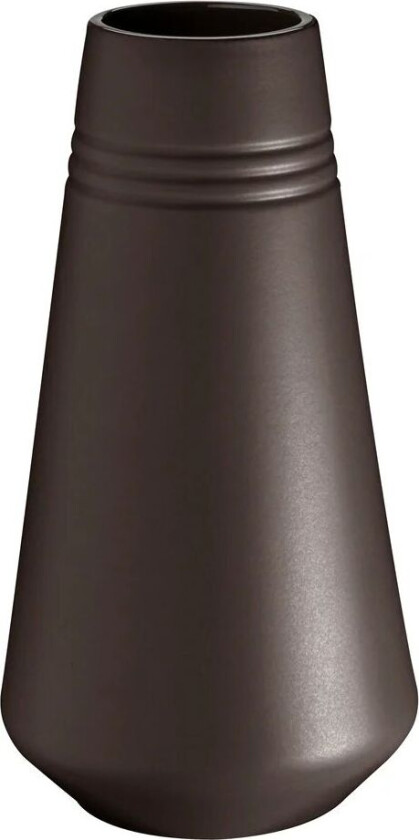 LInes vase 22 cm Brun