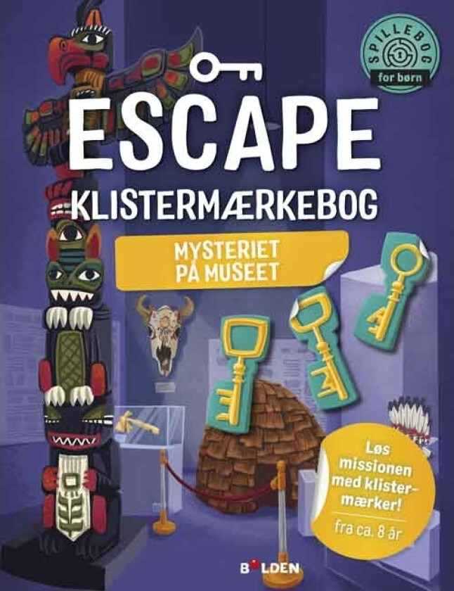 Escape Klistermærkebog: Mysteriet på museet   Philipp Kiefer