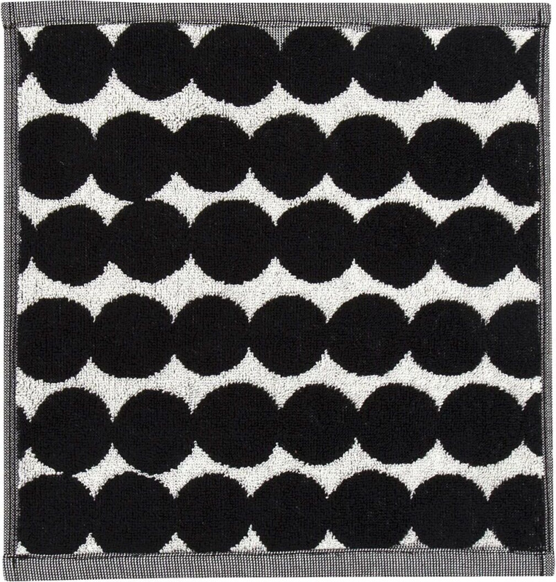 Räsymatto håndkle svart Minihåndkle 30 x 30 cm