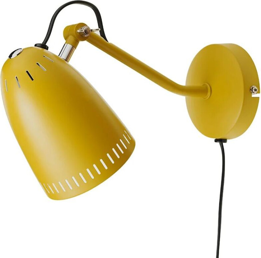 Dynamo vegglampe Matt mustard