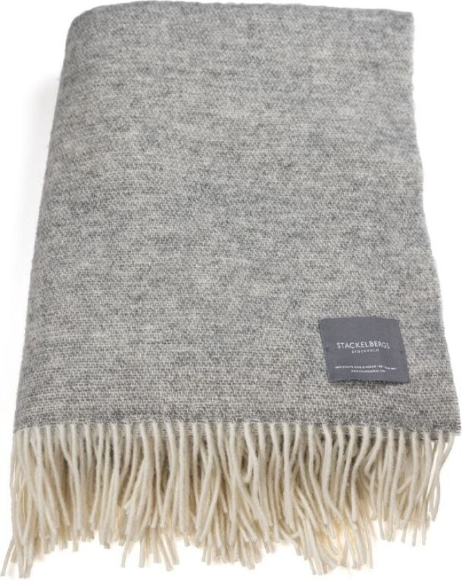 Wool pledd Grey & off-white