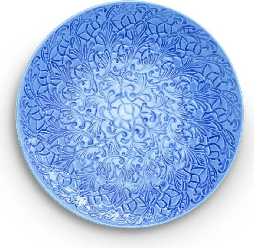 Lace fat 34 cm Lyseblå