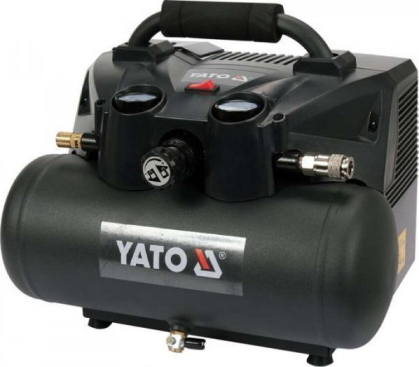 KOMPRESSOR 6L 36V (18Vx2) UTEN BATTERI OG LADER - Uten batteri og opplader