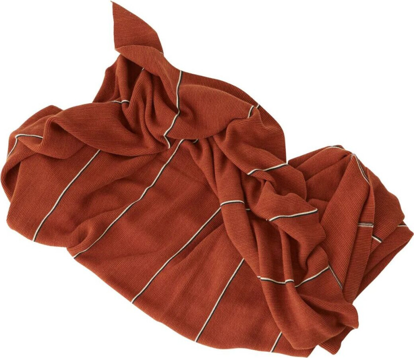 Rivi pledd 134 x 184 cm Nutmeg